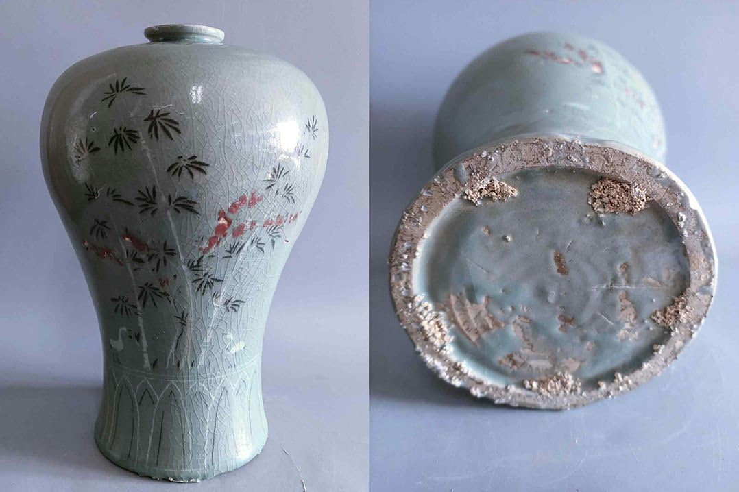 Amazon.co.jp: 羽彰古美術A4305高麗時代 時代旧蔵朝鮮古美術 古